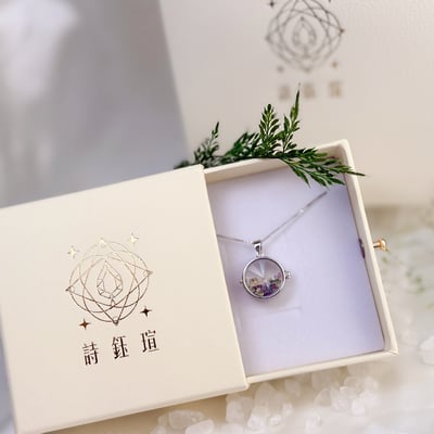 全方位運勢-《綜合水晶圓形寶盒項鍊》6