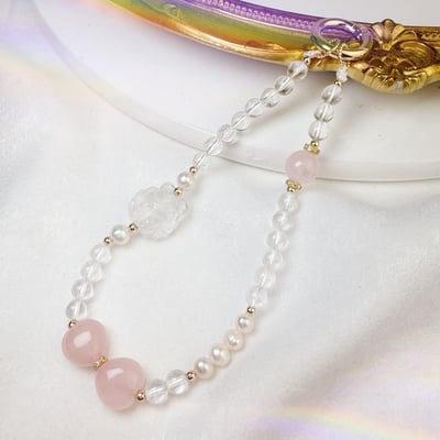 正能量/貴人運-《白水晶九尾狐長吊飾》2