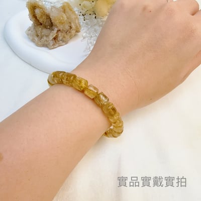 財富運/避邪化煞-《天然柱型鈦晶手鍊》6