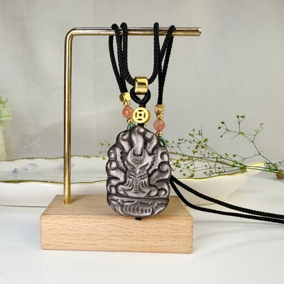 桃花人緣/擋煞避邪-《銀曜蓮花九尾狐項鍊》3