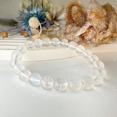正能量/安穩平靜-《8mm藍韻白月光石手鍊》5