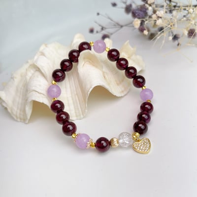 正能量/旺運勢-《高檔紫牙烏設計款手鍊》1