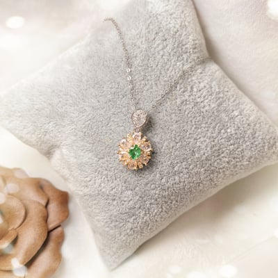 水鑽沙佛萊項鍊4