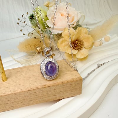 運氣爆棚/和諧能量-《丹泉石橢圓珠寶項鍊》4