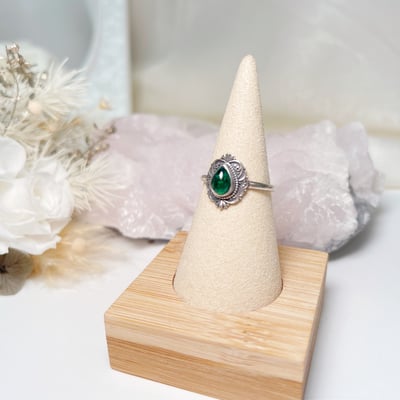 經典復古風沙佛萊戒指3