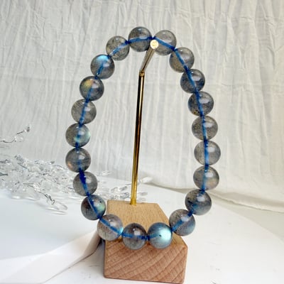 擋煞/沉穩/堅定-《9mm彩色高光拉長石手鍊》4