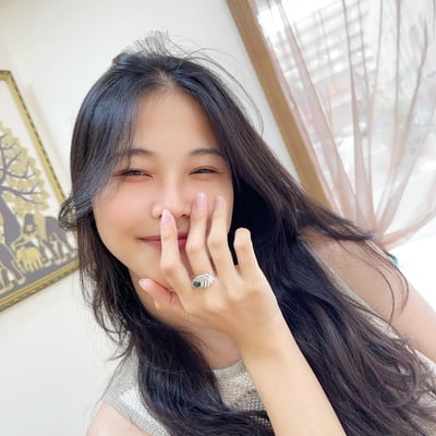 綠透輝石葉子戒指8