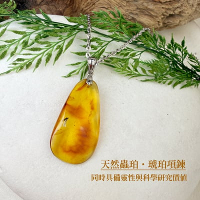 避邪擋煞/提升勇氣-《天然蟲珀·琥珀項鍊》2