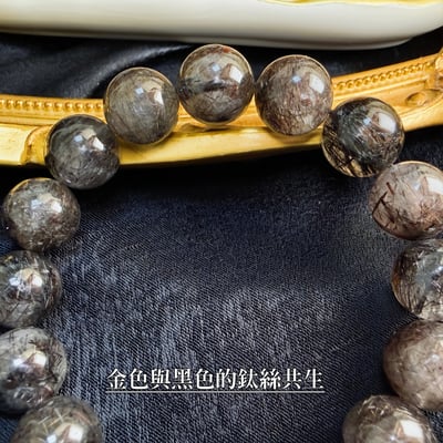 財富/擋煞/能量-《13mm黑銅鈦水晶手鍊》4