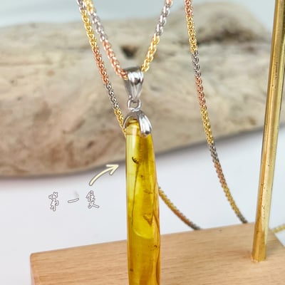 收藏級-《天然蟲珀琥珀項鍊》4