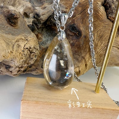 招財/高磁場-《金鈦絲水晶項鍊》4