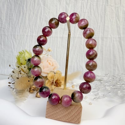 健康財富-《珍藏級西瓜碧璽手鍊》3