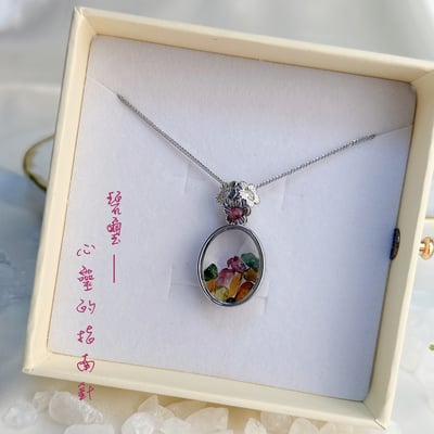 旺運勢/護健康-《繽紛花語碧璽寶盒項鍊》7