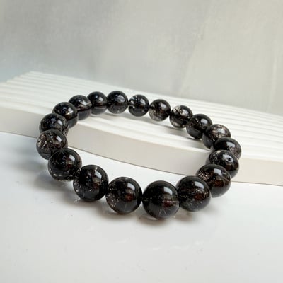 擋煞避邪/防小人-《星點黑髮晶珍藏級手鍊》2