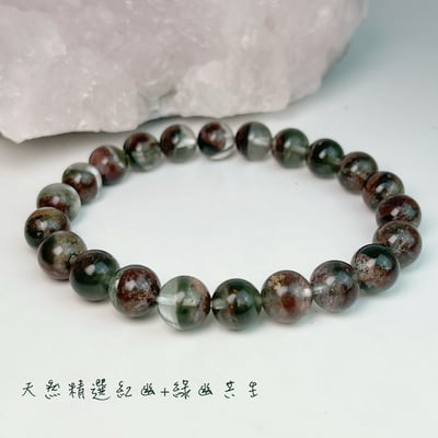 穩定心靈/招財助事業-《9mm綠幽靈聚寶盆水晶手鍊》3