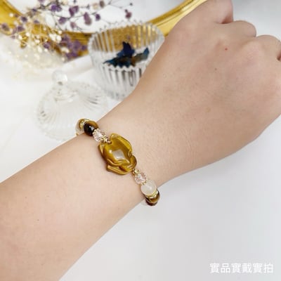財富/事業/防小人-《虎眼石狐狸水晶手鍊》5