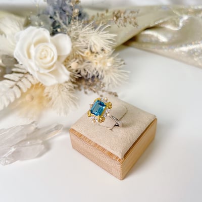 長型拓帕石戒指4