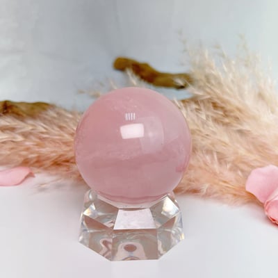 心輪/療癒/人緣-《芙蓉粉晶球擺件》23