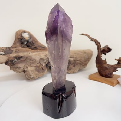 紫晶權杖水晶擺件5