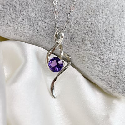 貴人滿盈/高檔紫晶-《珠寶級紫水晶項鍊》4