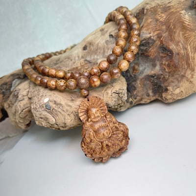 清香味/避邪安神-《野生越南芽莊彌勒佛沉香項鍊》4