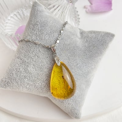 奮發向上螞蟻蟲珀琥珀項鍊2