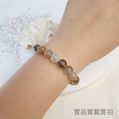 正能量/安穩平靜-《9mm療癒系彩色月光石手鍊》5
