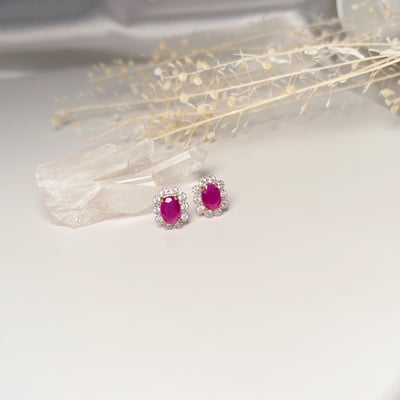 輕奢珠寶紅寶耳環3