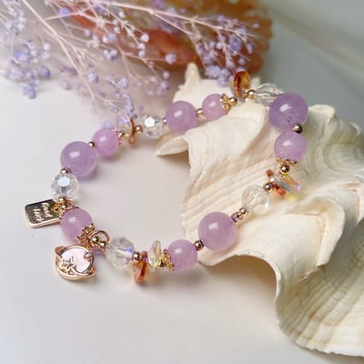 貴人/頂輪能量-《星球薰衣草紫晶手鍊》2