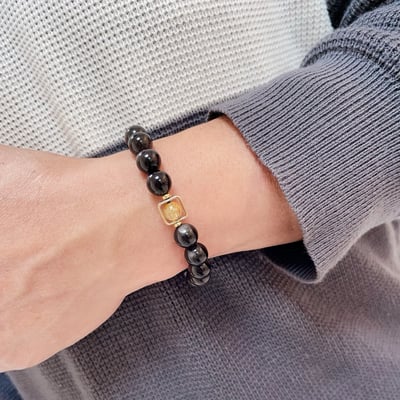 高閃光銀曜+鈦晶手鍊6