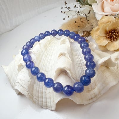 運氣爆棚/和諧能量-《7mm丹泉坦桑石手鍊》3