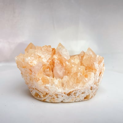 招財/正能量-《虎牙橘黃方解石晶簇》13