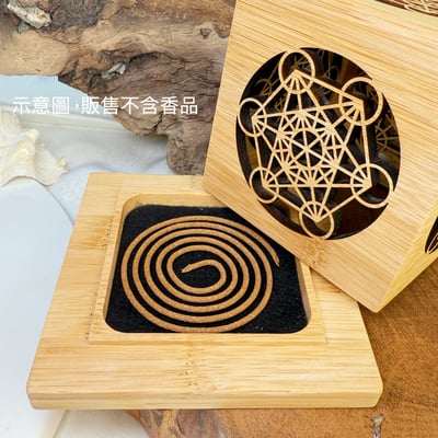 脈輪淨化/能量提升-《竹製鏤空雕高香爐》3