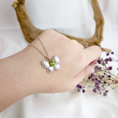 蝴蝶橄欖石項鍊6