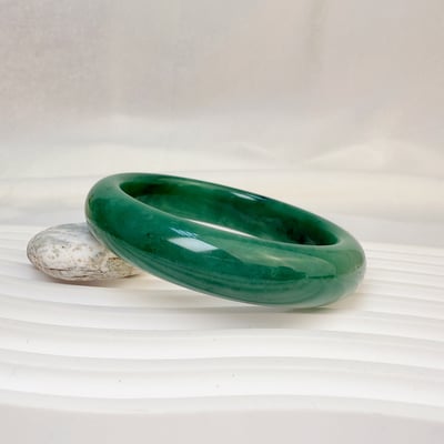 平安健康/心靈能量-《非洲翠滿綠手鐲》A63