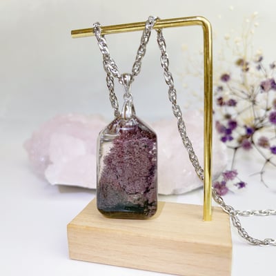 收藏級-清料紅幽靈水晶項鍊3