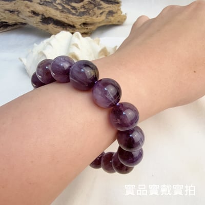 招財貴人/全方位能量-《13mm紫鈦晶手鍊》7