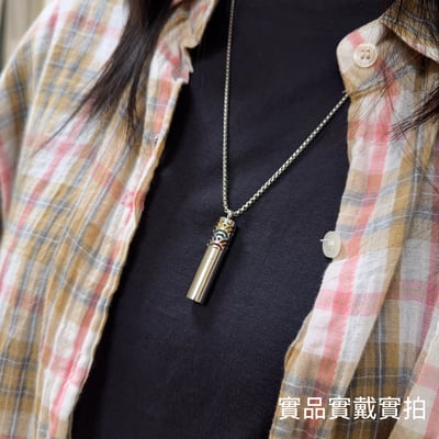 精油/幸運小物-《中性時尚鋼管項鍊》6