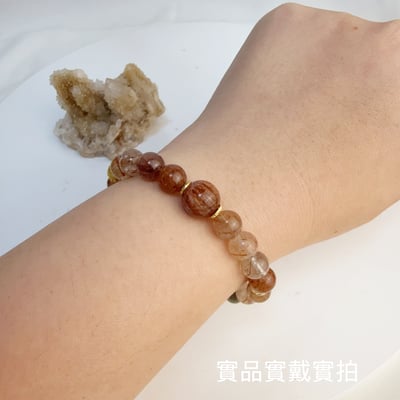 健康/招財-《紅髮晶簡約設計手鍊》6