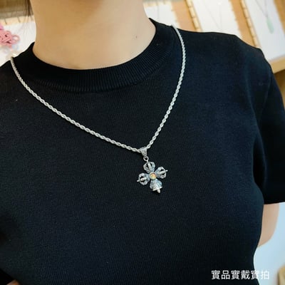 靈性/直覺-《馬島彩色月光十字金剛項鍊》8