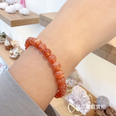 正能量/旺運勢/招財-《6.5mm星光晶點金太陽手鍊》6