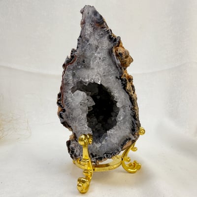 鎮宅旺運/淨化磁場-《白水晶對洞珍藏級擺件》3