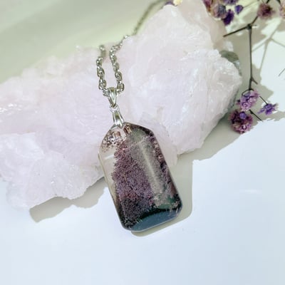 收藏級-清料紅幽靈水晶項鍊2