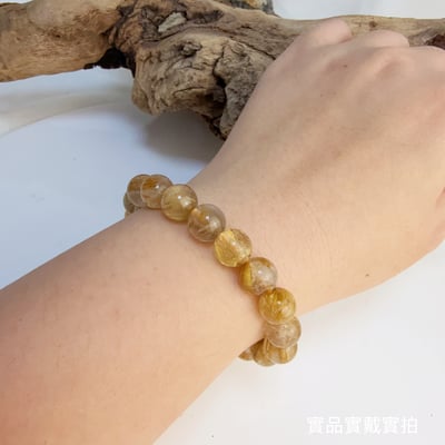 高檔料/滿絲-《10mm鈦晶手鍊》-27