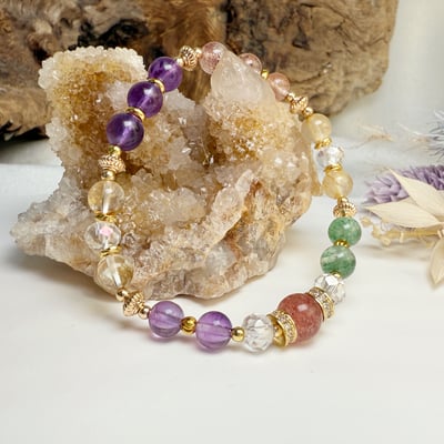 貴人/財富-《多寶能量水晶手鍊》4