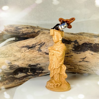 質感精品-《黃楊木媽祖平安吊飾》4