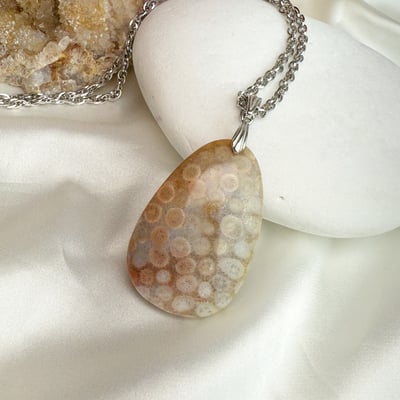 吉祥富貴/養顏美容-《菊花珊瑚玉項鍊》12