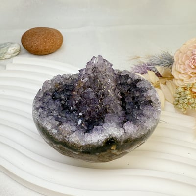 聚財聚氣/水晶能量-《原礦仙人掌紫晶鎮》4