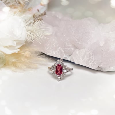 幾何石榴石戒指5