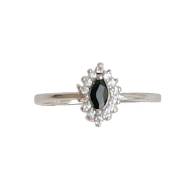 經典款馬眼藍寶戒指1